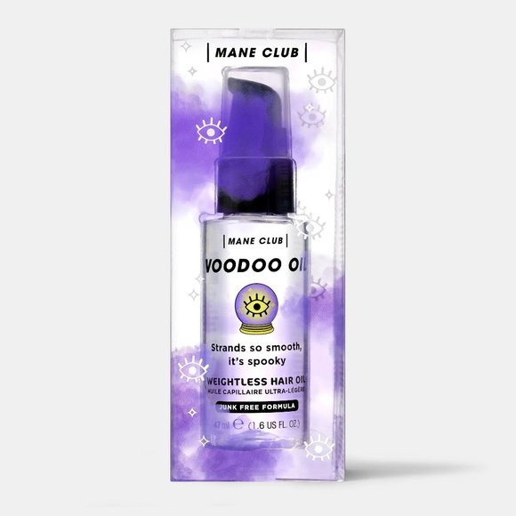 Mane Club Voodoo Weightless Hair Oil | Smooths, Hydrates, Softens, Adds Shine - Picture 1 of 3